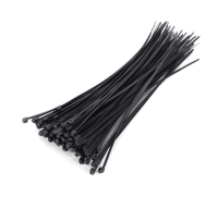 Стяжки нейлоновые 3.6x300мм хомуты 100шт.черные