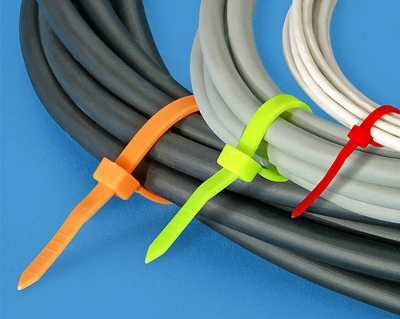 Стяжки нейлоновые 7.6x350мм хомуты 50шт.